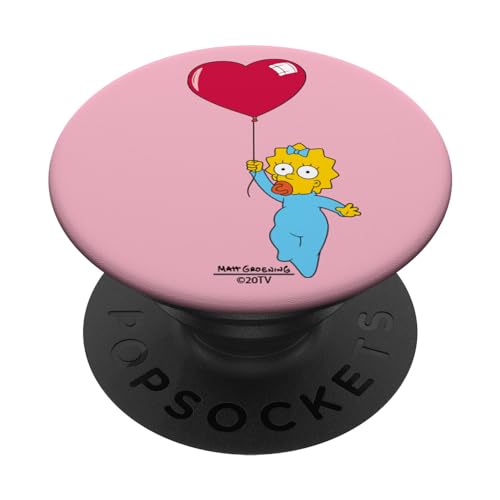 The Simpsons Maggie Heart Balloon Valentine's Day PopSockets mit austauschbarem PopGrip The Simpsons Maggie Heart Balloon Valentine's Day PopSockets mit austauschbarem PopGrip von The Simpsons