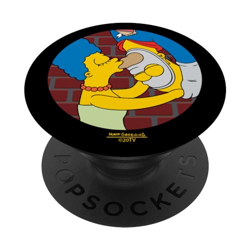 The Simpsons Marge and Homer Pie Man Upside Down Kiss PopSockets mit austauschbarem PopGrip The Simpsons Marge and Homer Pie Man Upside Down Kiss PopSockets mit austauschbarem PopGrip von The Simpsons