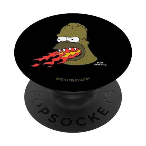 The Simpsons Treehouse of Horror Fire Breathing Homerzilla PopSockets mit austauschbarem PopGrip von The Simpsons