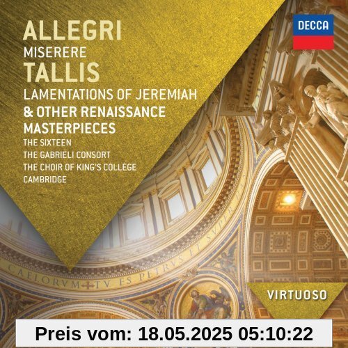 Miserere/Lamentations of Jeremiah/+ Miserere/Lamentations of Jeremiah/+ von The Sixteen