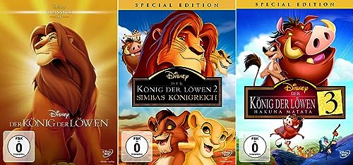 Der König der Löwen 1 + 2 + 3 Collection [3er DVD-Set] Keine Box von The Walt Disney Company Germany GmbH
