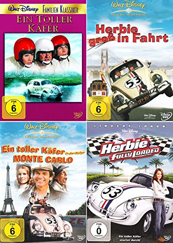 Herbie - Collection: Ein toller Käfer | Fully Loaded | Rallye Monte Carlo | Groß in Fahrt [4er DVD-Set] von The Walt Disney Company Germany GmbH