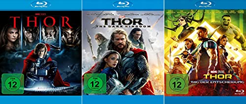 Marvel Studios Thor Bundle (Teil 1+2+3) Thor + Dark Kingdom + Tag der Entscheidung [3-Blu-ray] von The Walt Disney Company Germany GmbH