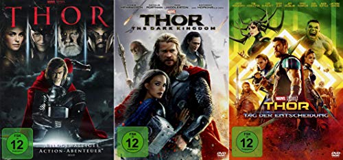 Marvel Studios Thor Bundle (Teil 1+2+3) Thor + The Dark Kingdom + Tag der Entscheidung [3-DVD] von The Walt Disney Company Germany GmbH