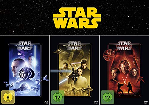 Star Wars 1-3 Trilogie (Teil 1+2+3) Die dunkle Bedrohung + Der Angriff der Klonkrieger + Die Rache der Sith [3-DVD] von The Walt Disney Company Germany GmbH