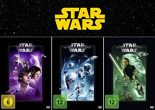Star Wars Trilogie - Die Fortsetzung: Eine neue Hoffnung (4) + Das Imperium schlägt zurück (5) + Die Rückkehr der Jedi-Ritter (6) [3-DVD] von The Walt Disney Company Germany GmbH