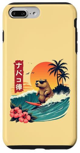 Capybara Surfing Wave Retro Palme Sonnenuntergang Capybara Liebhaber Hülle für iPhone 7 Plus/8 Plus Capybara Surfing Wave Retro Palme Sonnenuntergang Capybara Liebhaber Hülle für iPhone 7 Plus/8 Plus von The Wave Capybara Surfing rodent Retro Funny tees