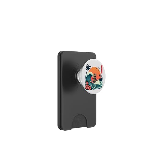 Capybara Surfing Wave Retro Palme Sunset Tropical Vibes PopSockets PopWallet für MagSafe Capybara Surfing Wave Retro Palme Sunset Tropical Vibes PopSockets PopWallet für MagSafe von The Wave Capybara Surfing rodent Retro Funny tees