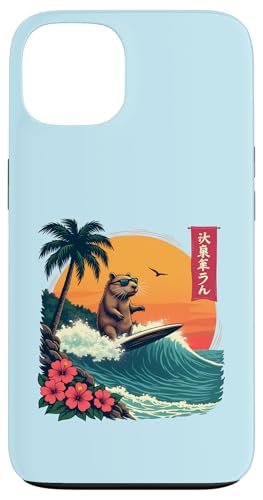 Surfen Capybara Retro Sonnenuntergang Strand Ocean Wave Summer Vibes Hülle für iPhone 13 Surfen Capybara Retro Sonnenuntergang Strand Ocean Wave Summer Vibes Hülle für iPhone 13 von The Wave Capybara Surfing rodent Retro Funny tees
