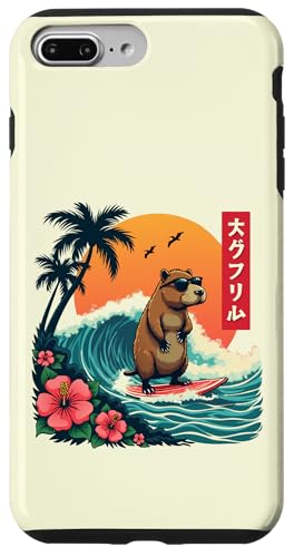 Surfen Capybara Retro Sonnenuntergang Strand Ocean Wave Summer Vibes Hülle für iPhone 7 Plus/8 Plus Surfen Capybara Retro Sonnenuntergang Strand Ocean Wave Summer Vibes Hülle für iPhone 7 Plus/8 Plus von The Wave Capybara Surfing rodent Retro Funny tees