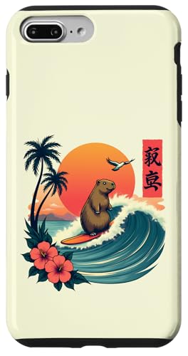 Surfen Capybara Retro Sonnenuntergang Strand Ocean Wave Summer Vibes Hülle für iPhone 7 Plus/8 Plus Surfen Capybara Retro Sonnenuntergang Strand Ocean Wave Summer Vibes Hülle für iPhone 7 Plus/8 Plus von The Wave Capybara Surfing rodent Retro Funny tees