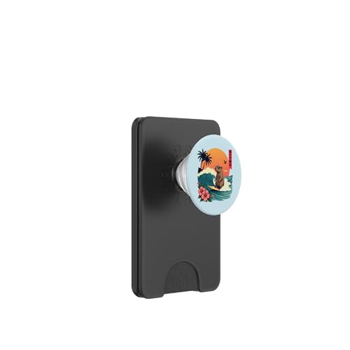 Surfen Capybara Retro Sonnenuntergang Strand Ocean Wave Summer Vibes PopSockets PopWallet für MagSafe Surfen Capybara Retro Sonnenuntergang Strand Ocean Wave Summer Vibes PopSockets PopWallet für MagSafe von The Wave Capybara Surfing rodent Retro Funny tees