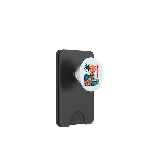 Surfen Capybara Retro Sonnenuntergang Strand Ocean Wave Summer Vibes PopSockets PopWallet für MagSafe Surfen Capybara Retro Sonnenuntergang Strand Ocean Wave Summer Vibes PopSockets PopWallet für MagSafe von The Wave Capybara Surfing rodent Retro Funny tees