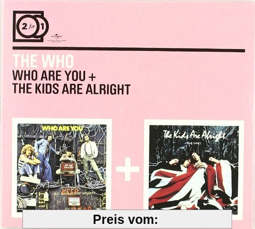 2 For 1: Who Are You / The Kids Are Alright (Digipack ohne Booklet) von The Who