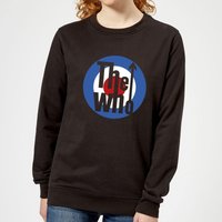 The Who Target Damen Sweatshirt - Schwarz - L von The Who