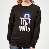 The Who Target Logo Damen Sweatshirt - Schwarz - M von The Who