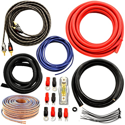 Car Audio 4 Gauge Flexibler Draht & Kabel Komplettes Verstärker Installation Verstärker Kit von The Wires Zone