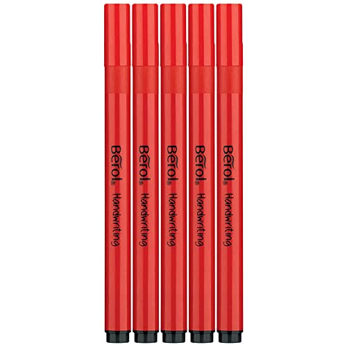 Berol Handwriting Pen 0.6MM Line Black (Pack 5) 2149169 von The Works