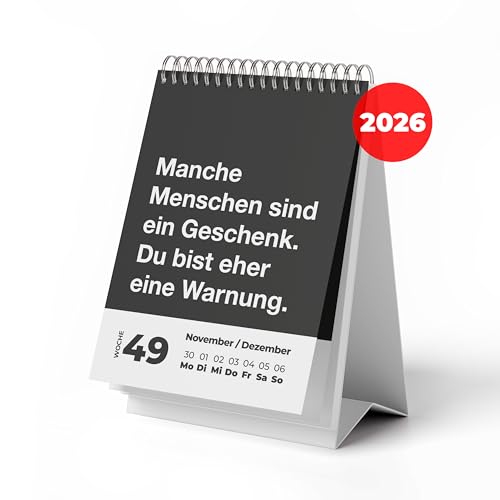 Der Anti-Motivationskalender 2026 - Kein Licht am Ende des Tunnels • 53 Wochen pure Ernüchterung (2026) von The holy fox