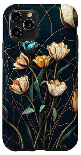 Buntglas Kintsugi Blumendesign Hülle für iPhone 11 Pro Buntglas Kintsugi Blumendesign Hülle für iPhone 11 Pro von TheFoxyCase