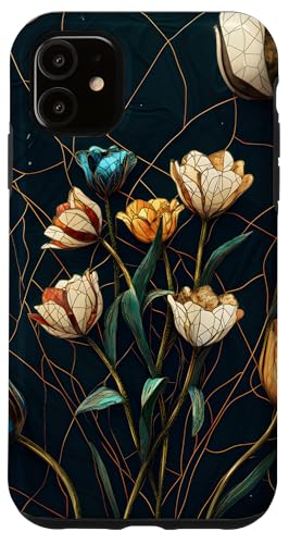 Buntglas Kintsugi Blumendesign Hülle für iPhone 11 Buntglas Kintsugi Blumendesign Hülle für iPhone 11 von TheFoxyCase