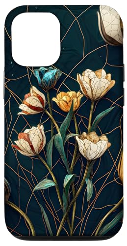 Buntglas Kintsugi Blumendesign Hülle für iPhone 12/12 Pro Buntglas Kintsugi Blumendesign Hülle für iPhone 12/12 Pro von TheFoxyCase