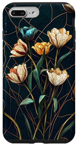 Buntglas Kintsugi Blumendesign Hülle für iPhone 7 Plus/8 Plus Buntglas Kintsugi Blumendesign Hülle für iPhone 7 Plus/8 Plus von TheFoxyCase