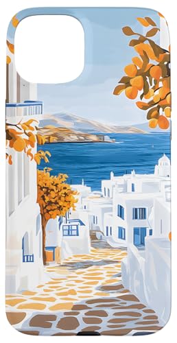 Santorini Island - Europäischer Sommer Hülle für iPhone 15 Plus von TheFoxyCase
