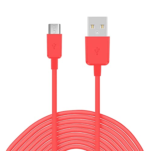 TheSmartGuard Micro-USB Kabel auf USB 2.0 | Ladekabel mit Micro-USB-Anschluss | Länge: 3 Meter / 3m | Farbe: Rosa von TheSmartGuard