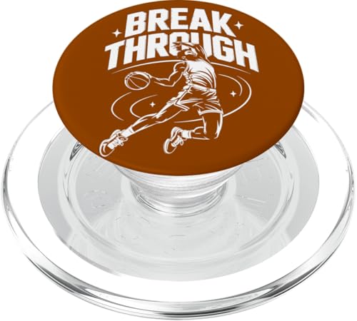 Durchbrechen Sie inspirierende und stärkende Sportler-Basketball PopSockets PopGrip für MagSafe Durchbrechen Sie inspirierende und stärkende Sportler-Basketball PopSockets PopGrip für MagSafe von Theater Of Oneness
