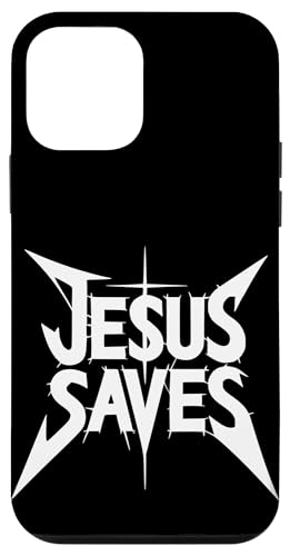 Jesus rettet lustige Metallschrift Christian Faith Rocker Hülle für iPhone 12 mini Jesus rettet lustige Metallschrift Christian Faith Rocker Hülle für iPhone 12 mini von Theater Of Oneness