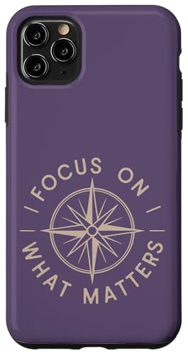 Konzentrieren Sie sich auf das Wesentliche | Inspiring Motivational Hülle für iPhone 11 Pro Max Konzentrieren Sie sich auf das Wesentliche | Inspiring Motivational Hülle für iPhone 11 Pro Max von Theater Of Oneness