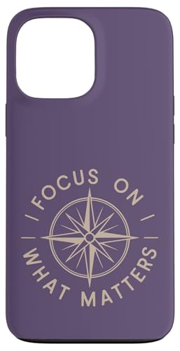 Konzentrieren Sie sich auf das Wesentliche | Inspiring Motivational Hülle für iPhone 13 Pro Max Konzentrieren Sie sich auf das Wesentliche | Inspiring Motivational Hülle für iPhone 13 Pro Max von Theater Of Oneness