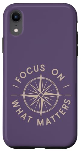 Konzentrieren Sie sich auf das Wesentliche | Inspiring Motivational Hülle für iPhone XR Konzentrieren Sie sich auf das Wesentliche | Inspiring Motivational Hülle für iPhone XR von Theater Of Oneness