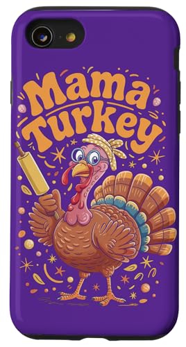 Mama Truthahn | Lustiges humorvolles Muttertagsgeschenk für Mama Hülle für iPhone SE (2020) / 7 / 8 von Theater Of Oneness