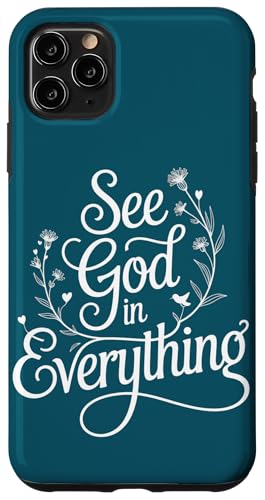 Sieh Gott in allem Inspirierenden, Spirituellen, Tiefgründigen, Mystischen Hülle für iPhone 11 Pro Max Sieh Gott in allem Inspirierenden, Spirituellen, Tiefgründigen, Mystischen Hülle für iPhone 11 Pro Max von Theater Of Oneness