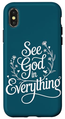 Sieh Gott in allem Inspirierenden, Spirituellen, Tiefgründigen, Mystischen Hülle für iPhone X/XS Sieh Gott in allem Inspirierenden, Spirituellen, Tiefgründigen, Mystischen Hülle für iPhone X/XS von Theater Of Oneness