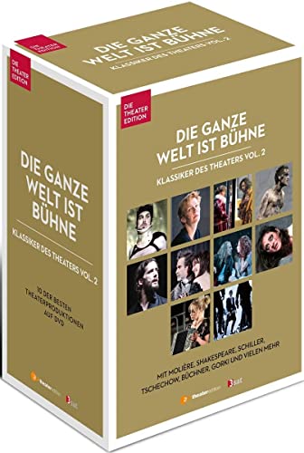 Die ganze Welt ist Bühne - Klassiker des Theaters [10 DVDs inkl. Richard II, Menschenfeind, Hamlet, Woyzeck usw.] von Belvedere