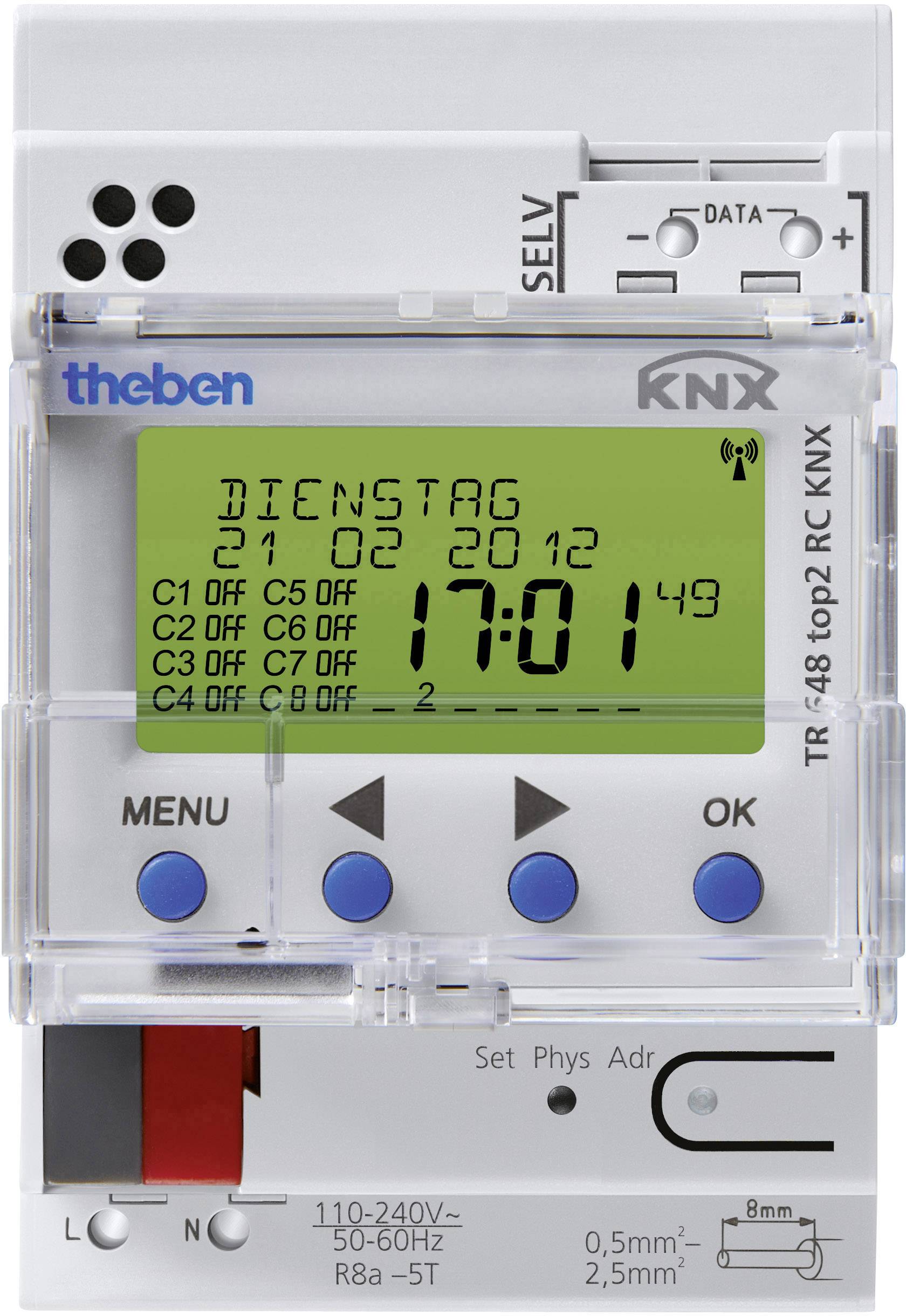 THEB Zeitschaltuhr digi TR648top2RC KNX Jahres/Astro 3TE 8K 800SP THEB Zeitschaltuhr digi TR648top2RC KNX Jahres/Astro 3TE 8K 800SP von Theben AG