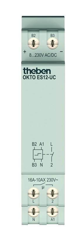 Theben Stromstoßschalter OKTO ES12-UC elektronisch 1S 8-230V 3120131 von Theben AG