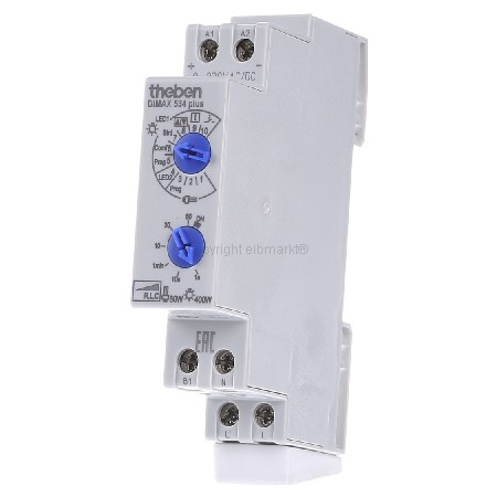 DIMAX 534 plus  - Reiheneinbau-Dimmer f.ESL u.230V LED-Lp. DIMAX 534 plus von Theben