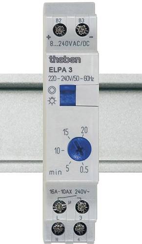 Theben 30002 Treppenlichtzeitschalter Hutschiene 8V DC/AC, 12V DC/AC, 24V DC/AC, 110V DC/AC, 230V DC von Theben