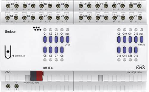 Theben 4940225 Schaltaktor RM 16 S KNX von Theben