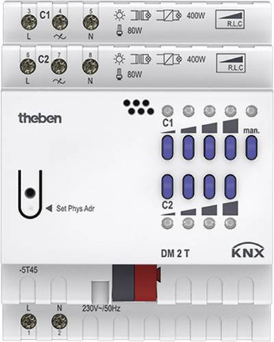 Theben 4940270 Dimmaktor DM 2 T KNX von Theben