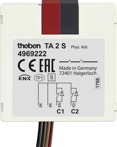 Theben 4969222 Binäreingang TA 2 S KNX von Theben