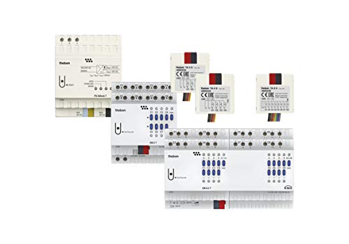 Theben 4990202 KNX Set 2 FIX - Spannungsversorgung - Dimmaktor - Schalt-/Jalousieaktor - Tasterschnittstelle von Theben