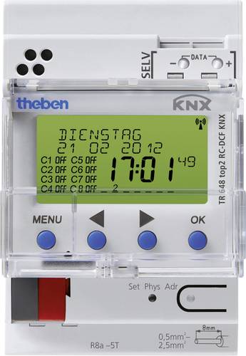 Theben 6489210 Zeitschaltuhr TR 648 top2 RC-DCF KNX von Theben