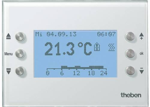 Theben 8269210 Temperaturregler VARIA 826 S WH KNX von Theben