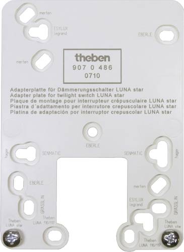 Theben 9070486 Adapterplatte Weiß von Theben