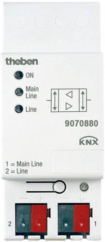 Theben 9070880 KNX-Koppler Linienkoppler S KNX von Theben